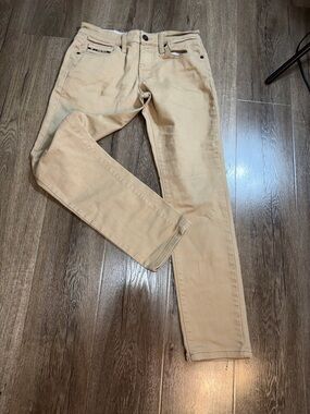 Men's Slim Fit Tan Jeans